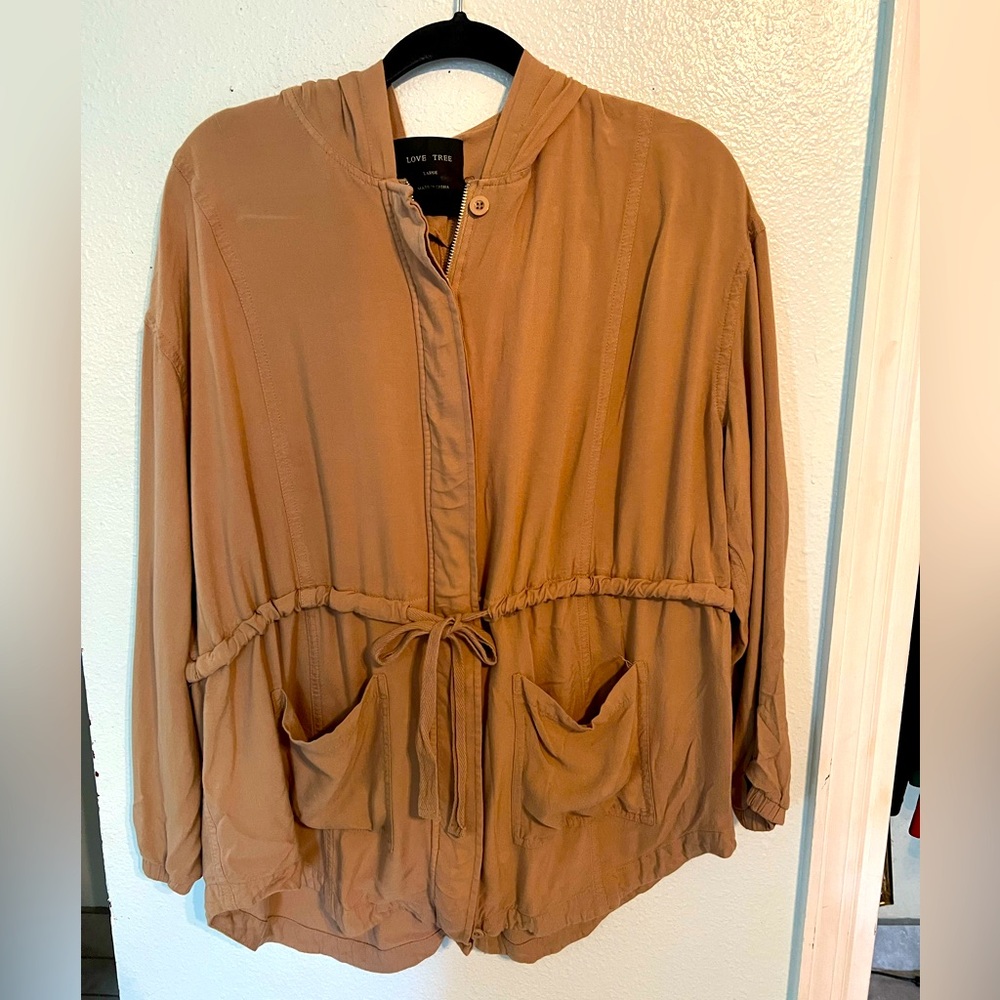 Jacket with hoodie